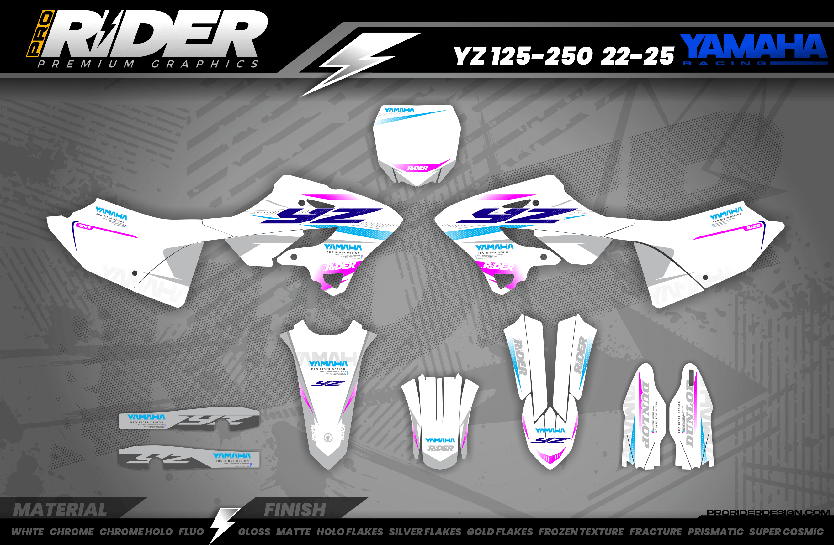 BRIGHT YAMAHA YZ/YZF/WRF Full Graphics Kit