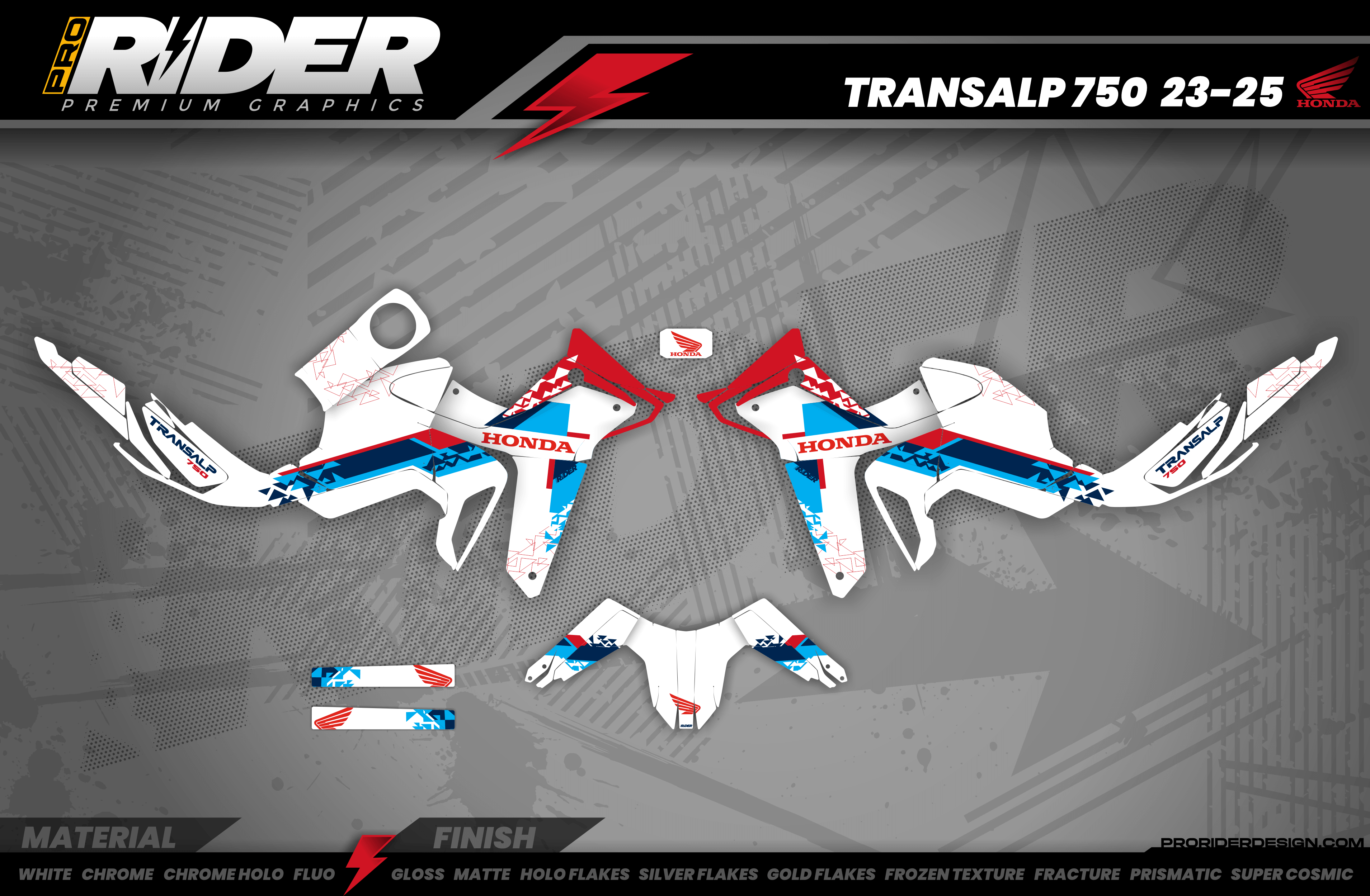HONDA TRANSALP 750 Full Graphics kit | Hanova