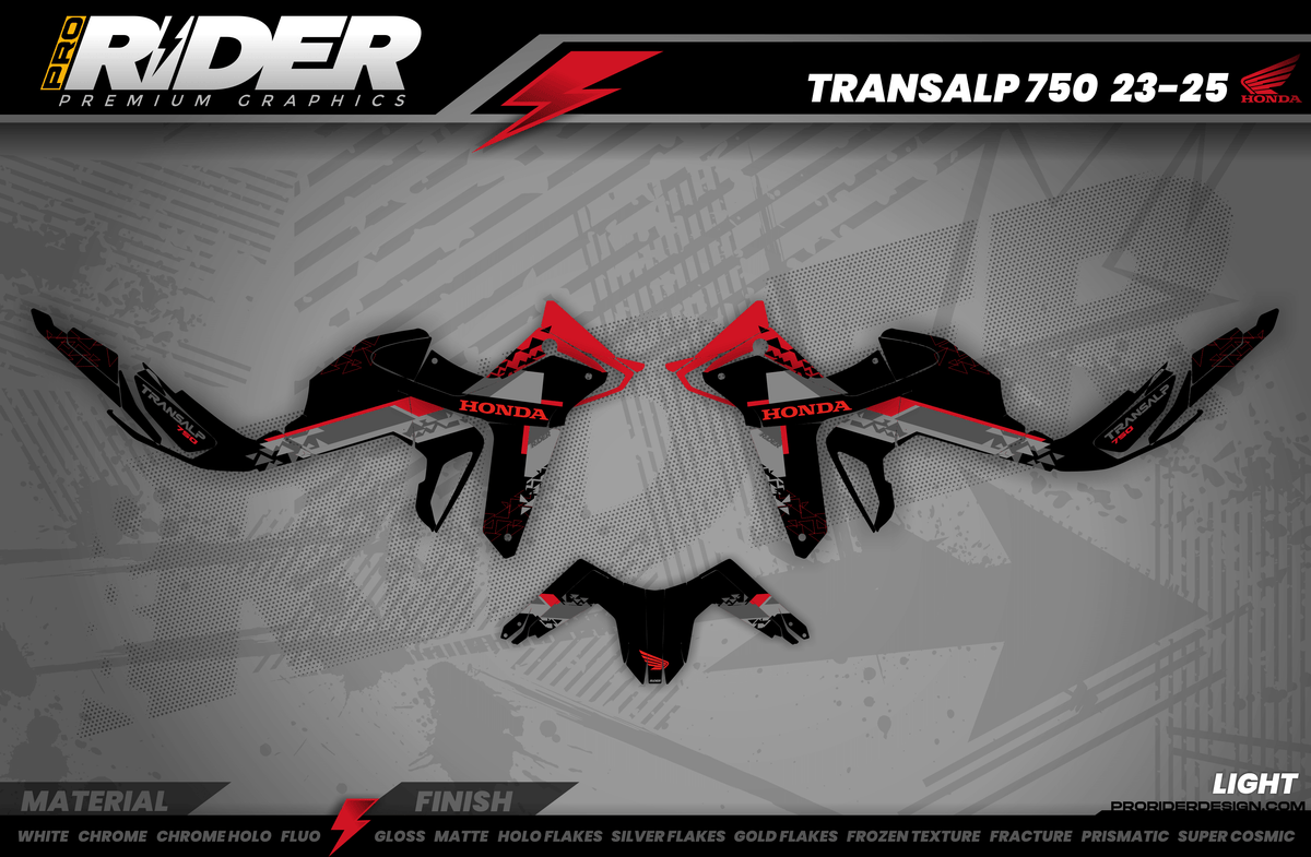 HONDA TRANSALP 750 Full Graphics kit | Hanak