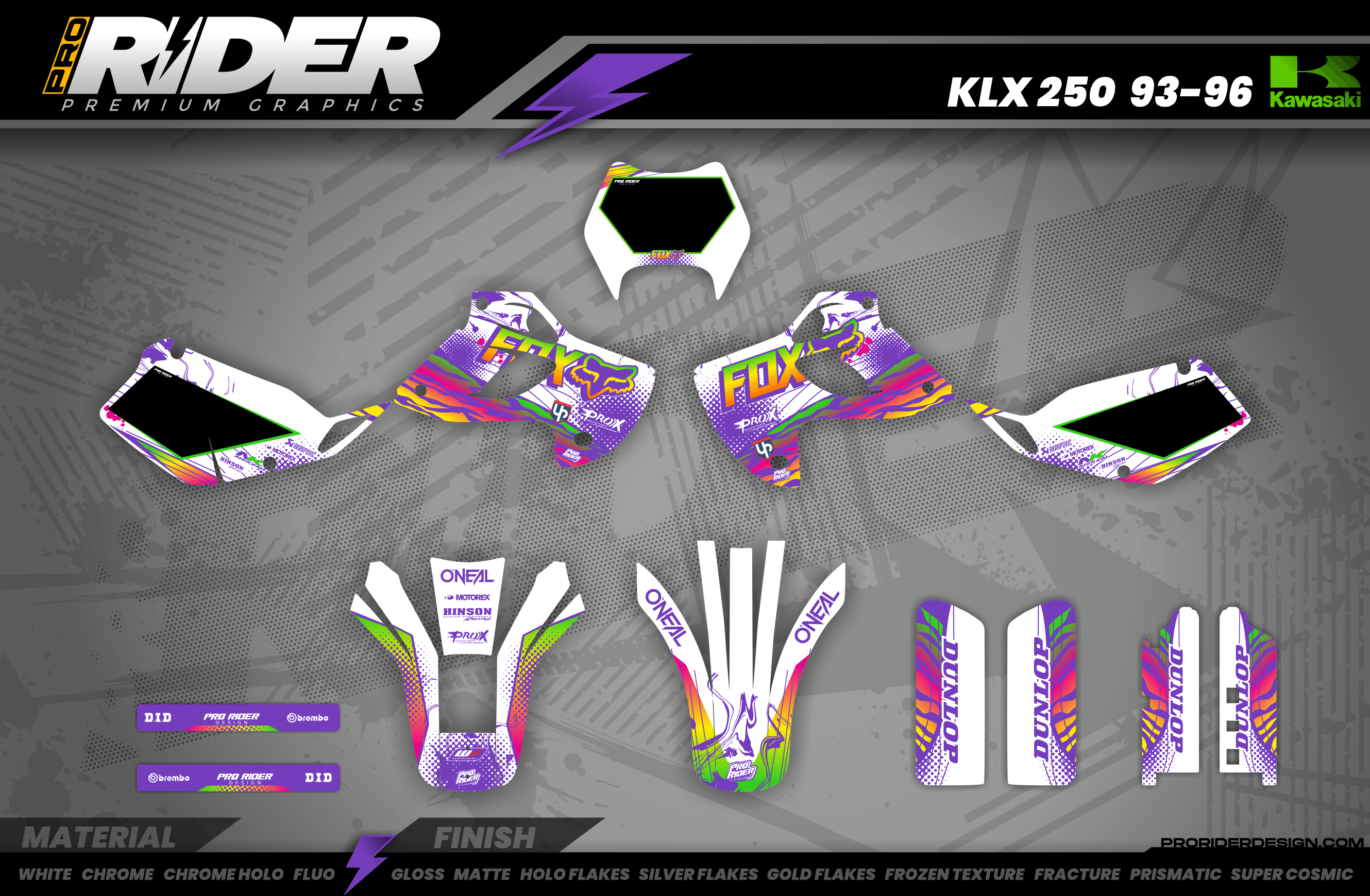 Custom Graphics KIT FOX DISTRICT KOWTOWN