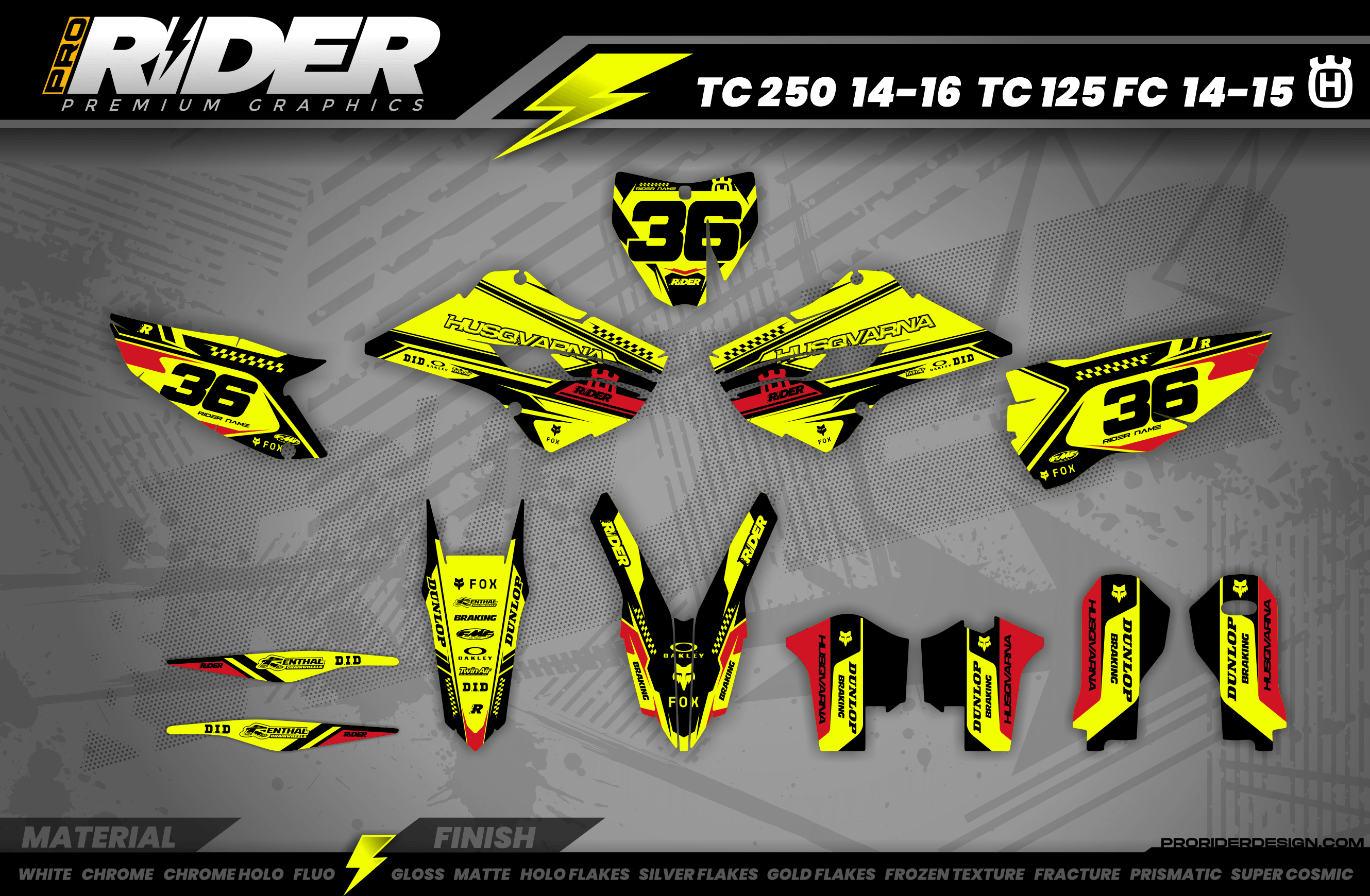 ORIGIN Husqvarna Full Graphics Kit