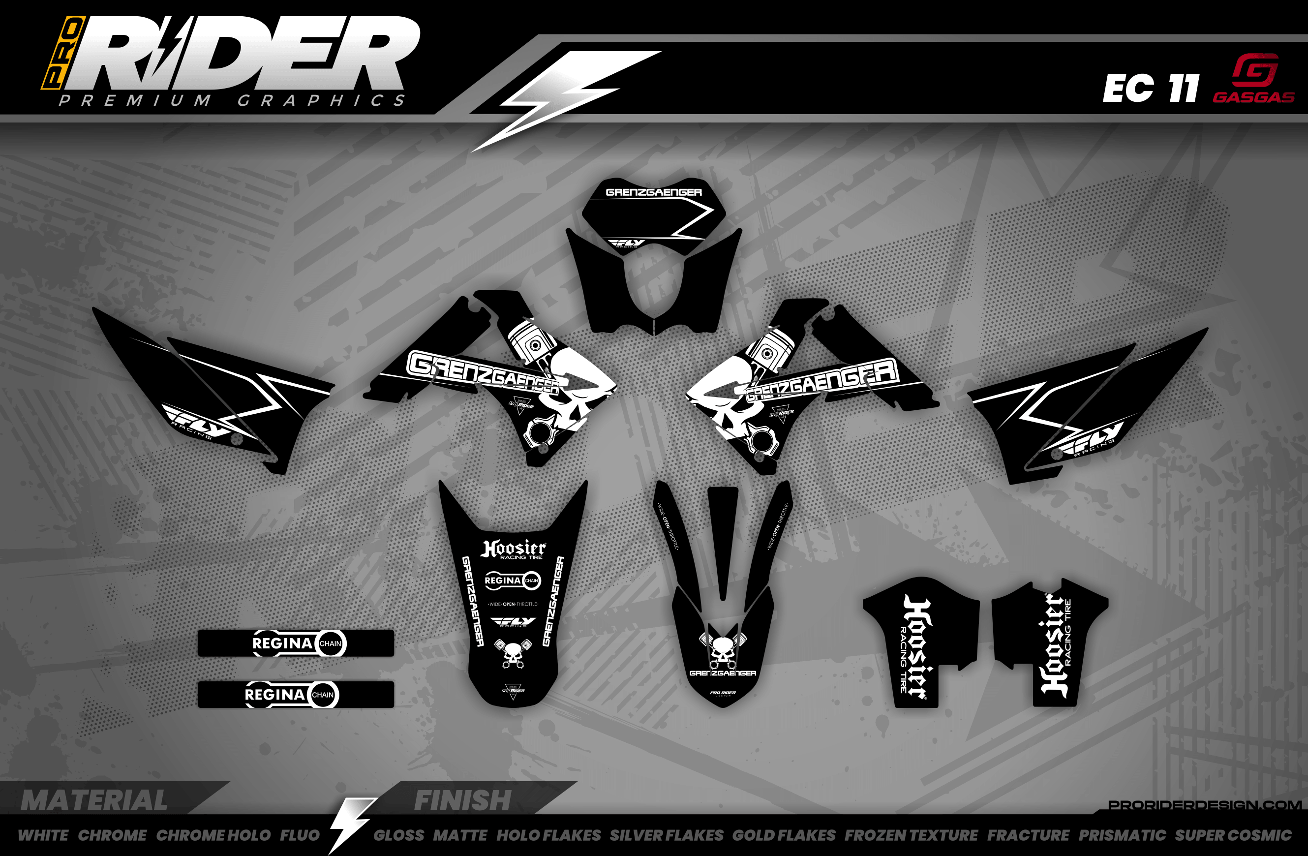 Custom Graphics GRENZGAENGER BLACK