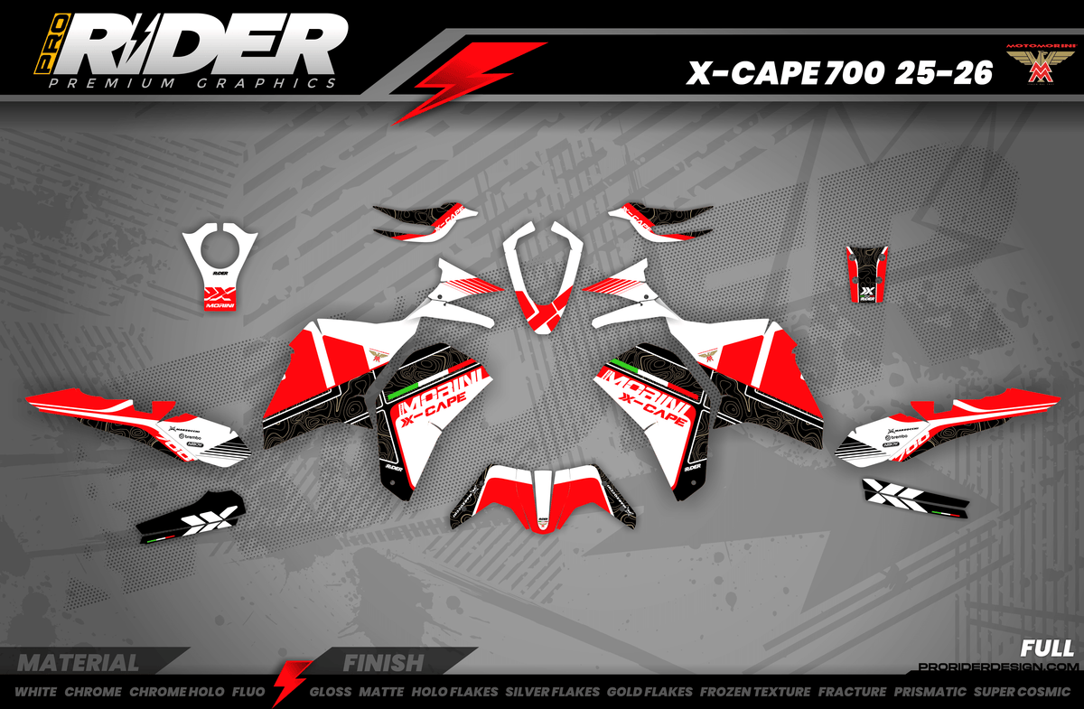 MOTO MORINI X-CAPE 650/700 Full Graphics Kit | Corsaro