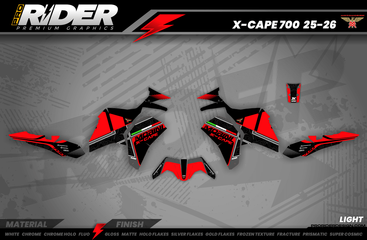 MOTO MORINI X-CAPE 650/700 Full Graphics Kit | Corsita