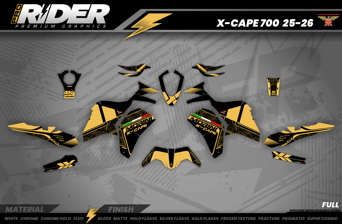 MOTO MORINI X-CAPE 650/700 Full Graphics Kit | Foresta