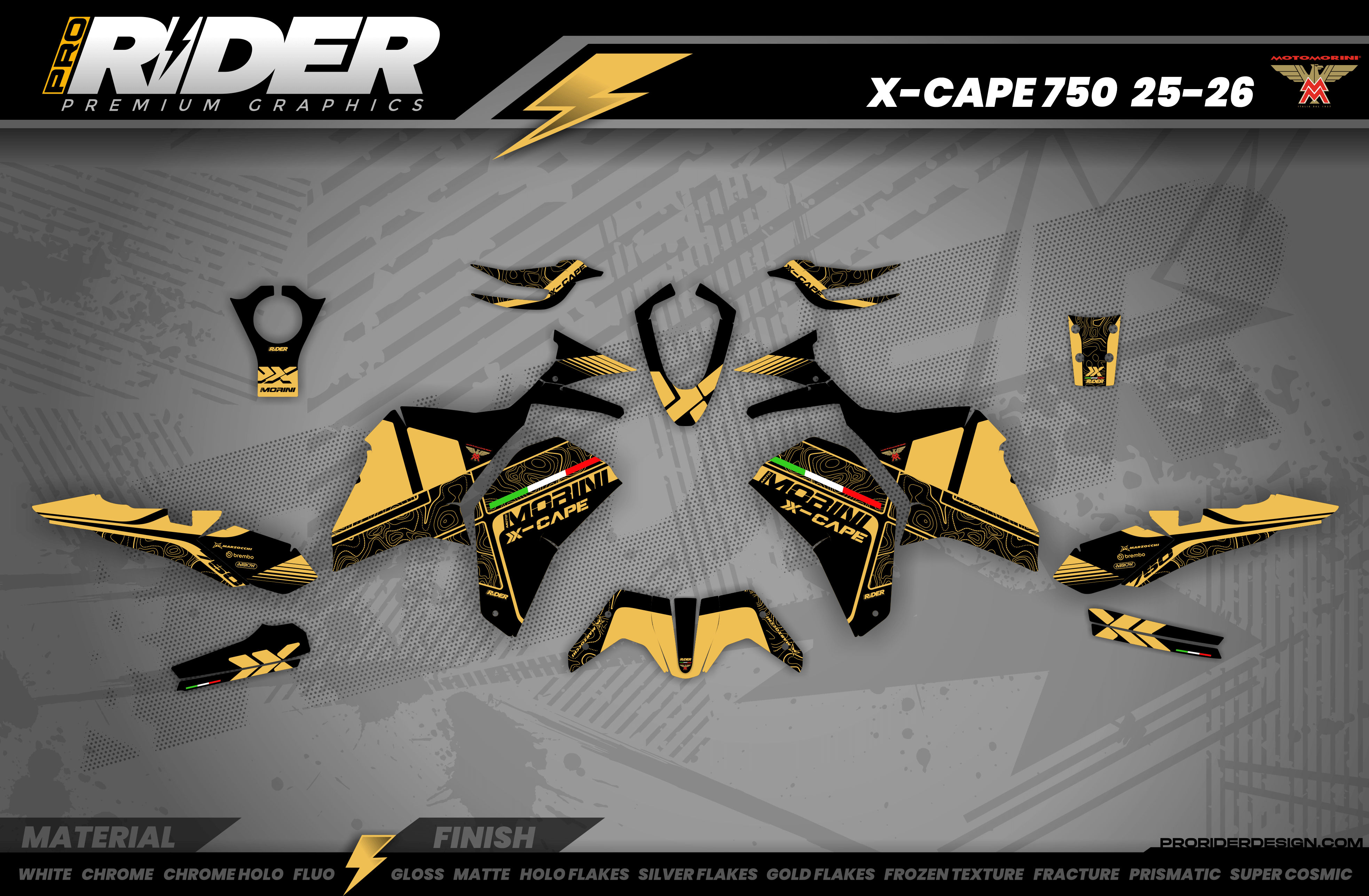 MOTO MORINI X-CAPE 700 Full Graphics Kit | Foresta