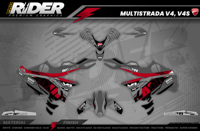 DUCATI MULTISTRADA Full Graphics Kit | Strada
