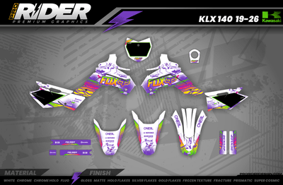 Custom Graphics KIT FOX DISTRICT KOWTOWN