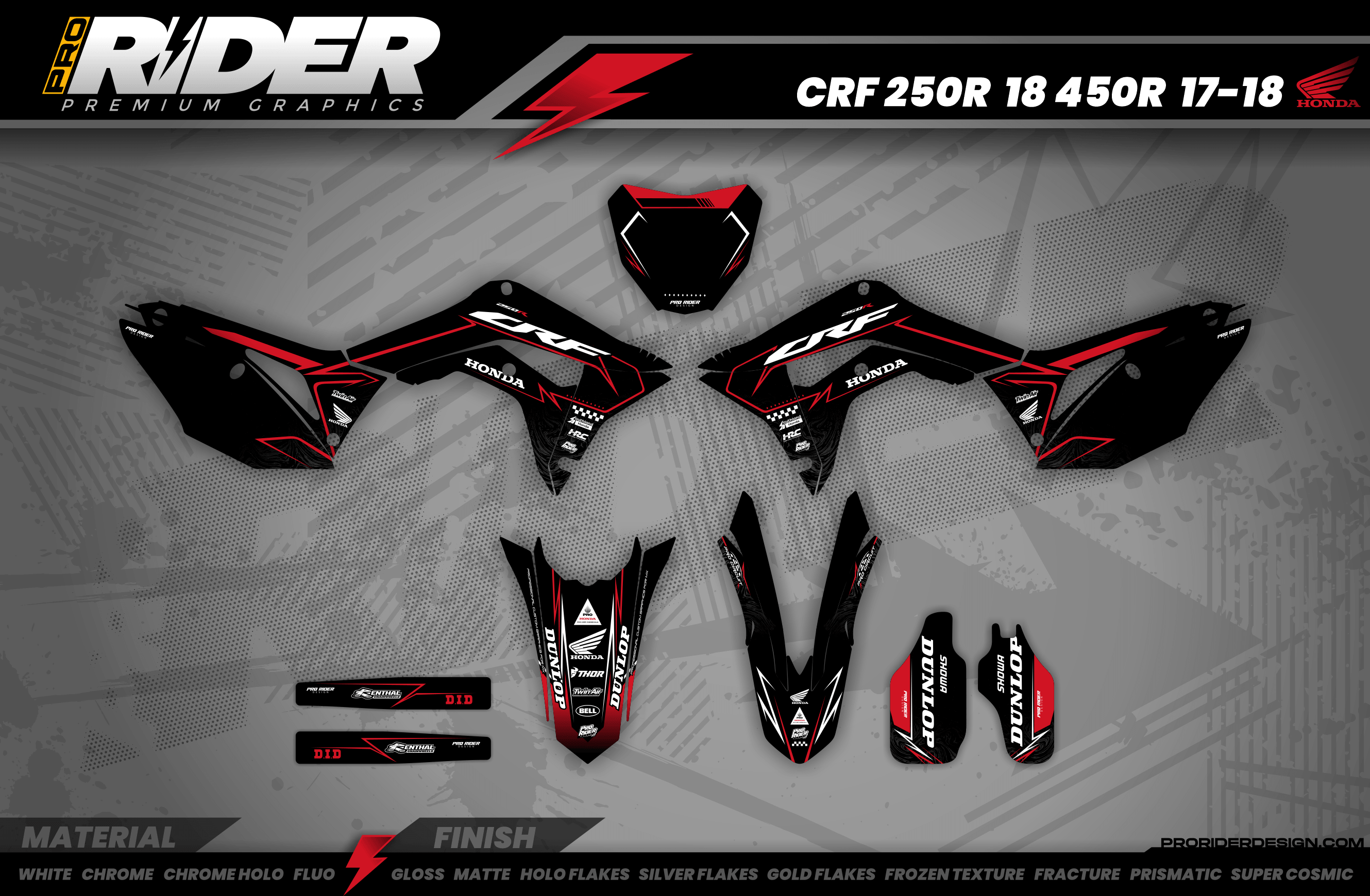 Graphics Kit HONDA BLINK DARK