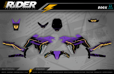KOVE 800 / 510 / 450 Rally Full Graphics Kit | Kalanj