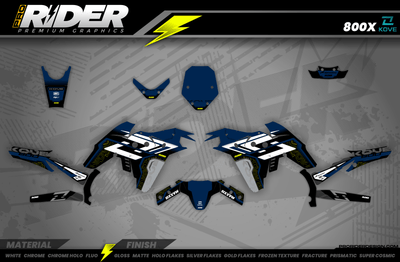 KOVE 800 / 510 / 450 Rally Full Graphics Kit | Vantop