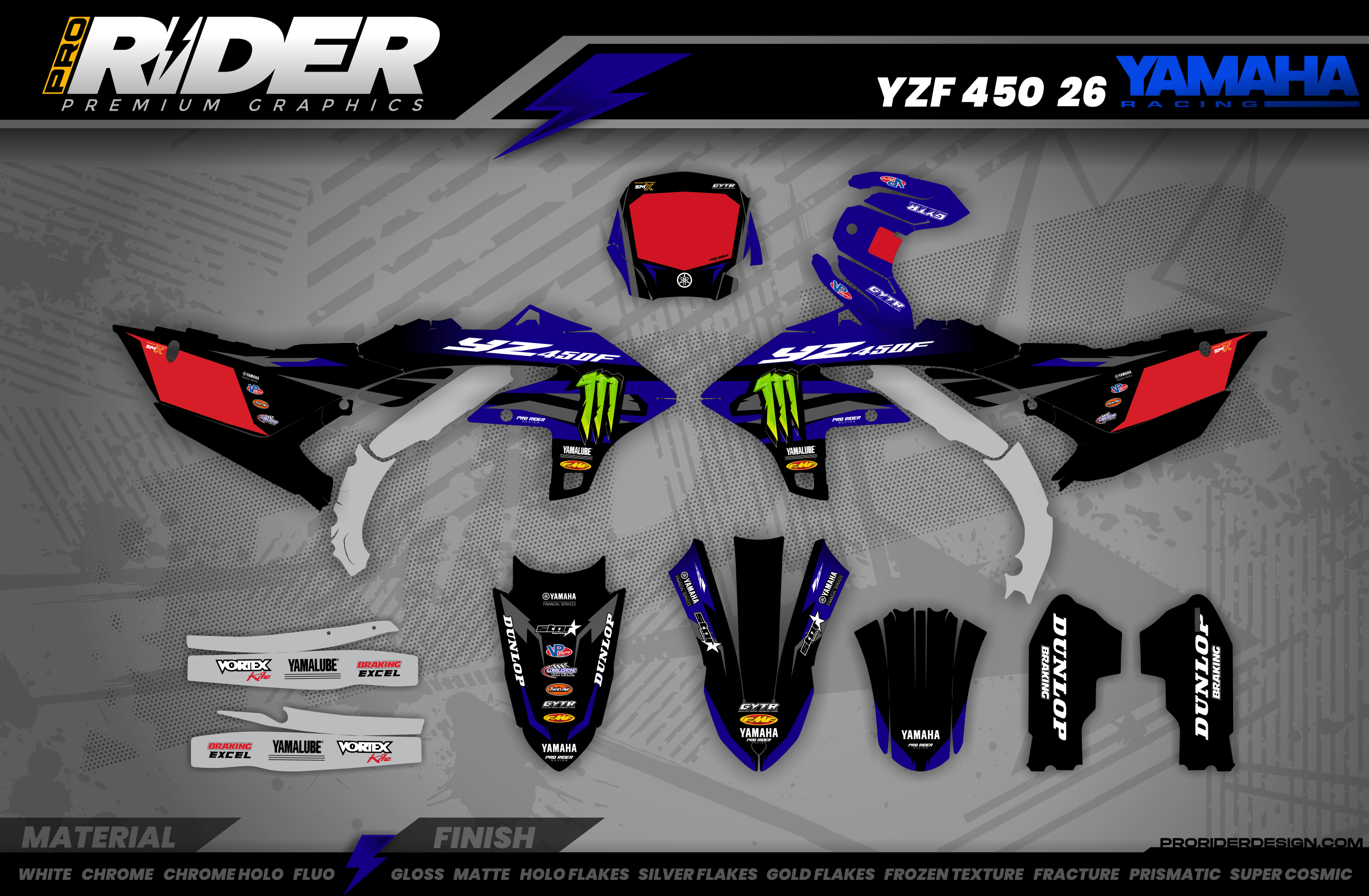 Yamaha graphics Eli Tomac Factory Replica