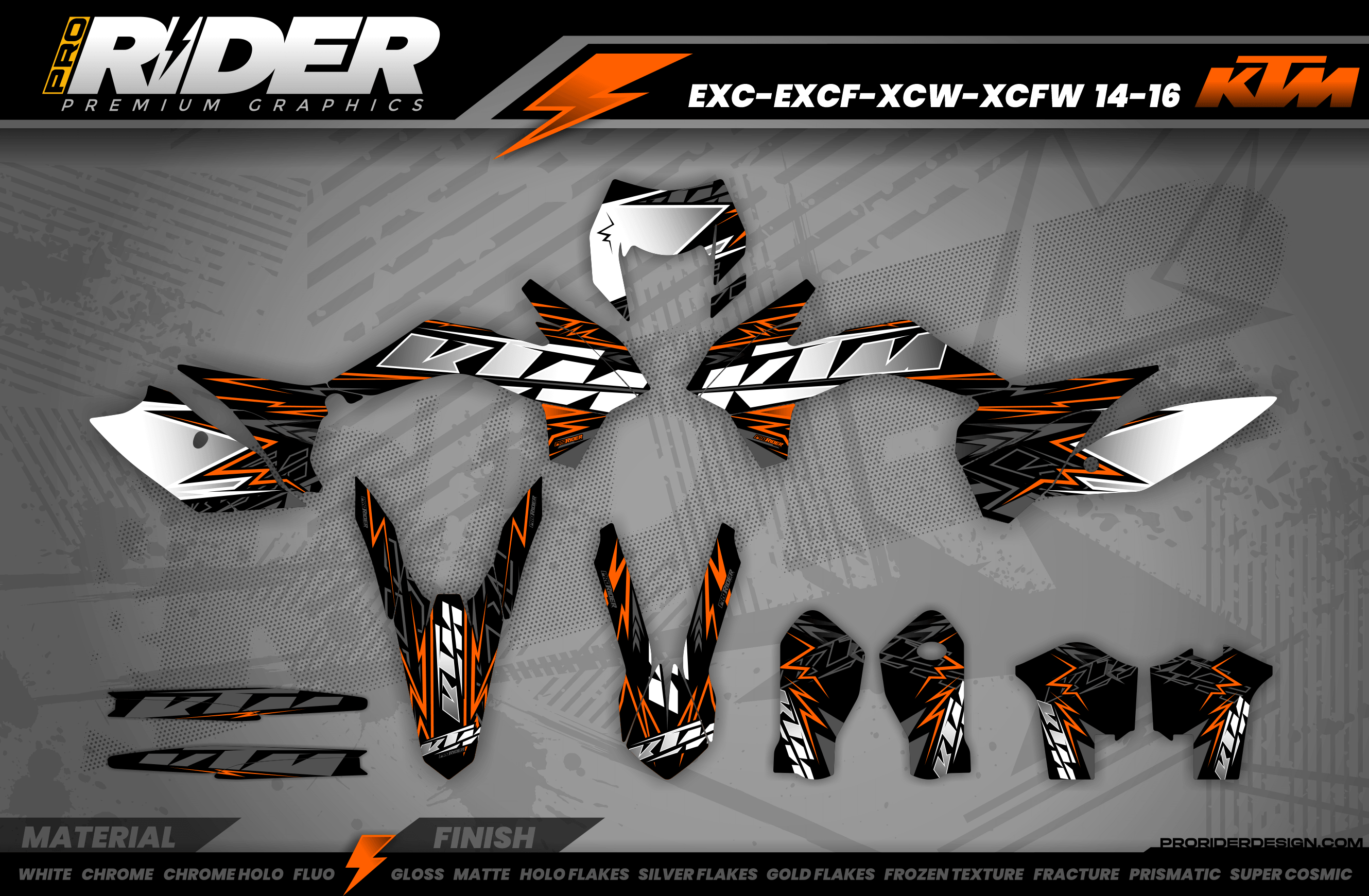KTM Graphics LIGHT BOLD EFFECT