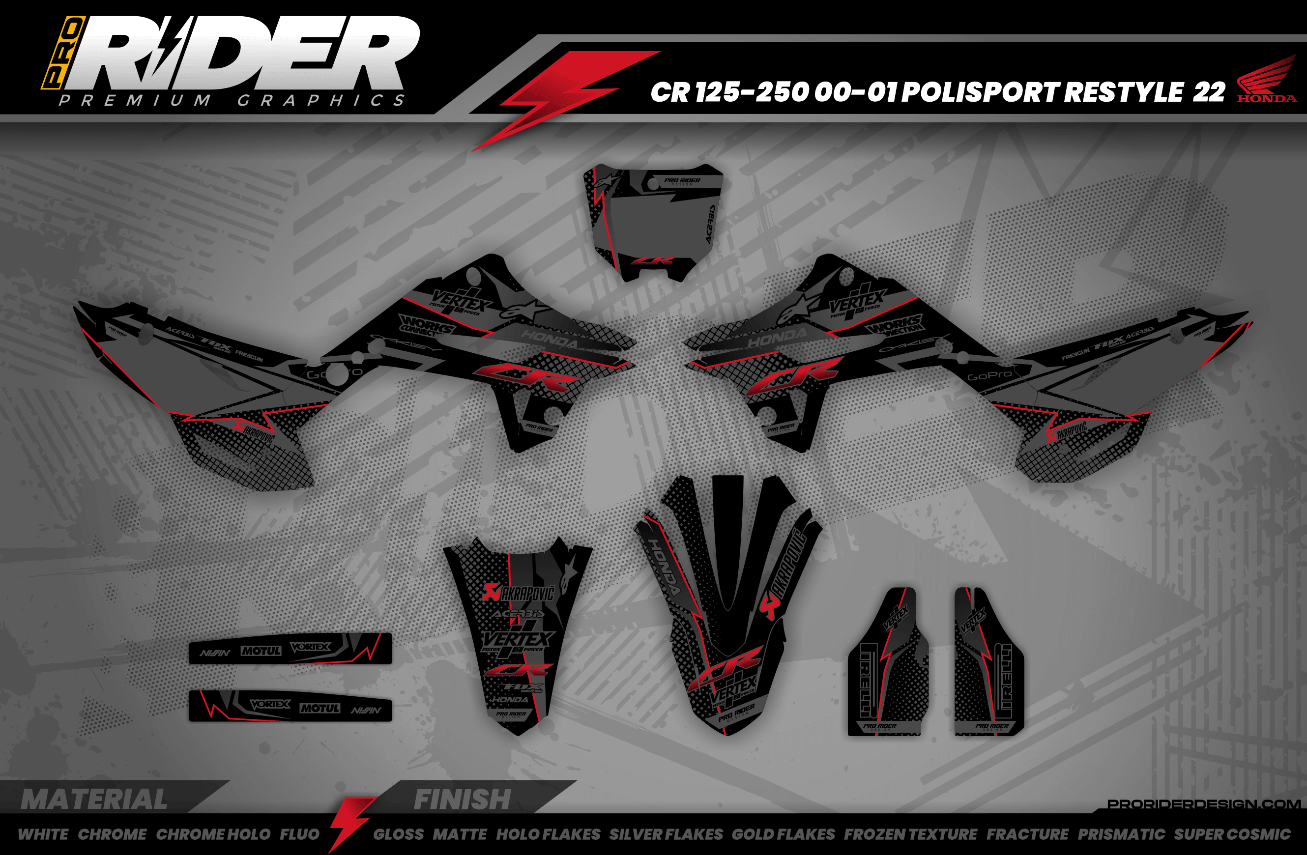 HONDA Graphics Kit VERTEX