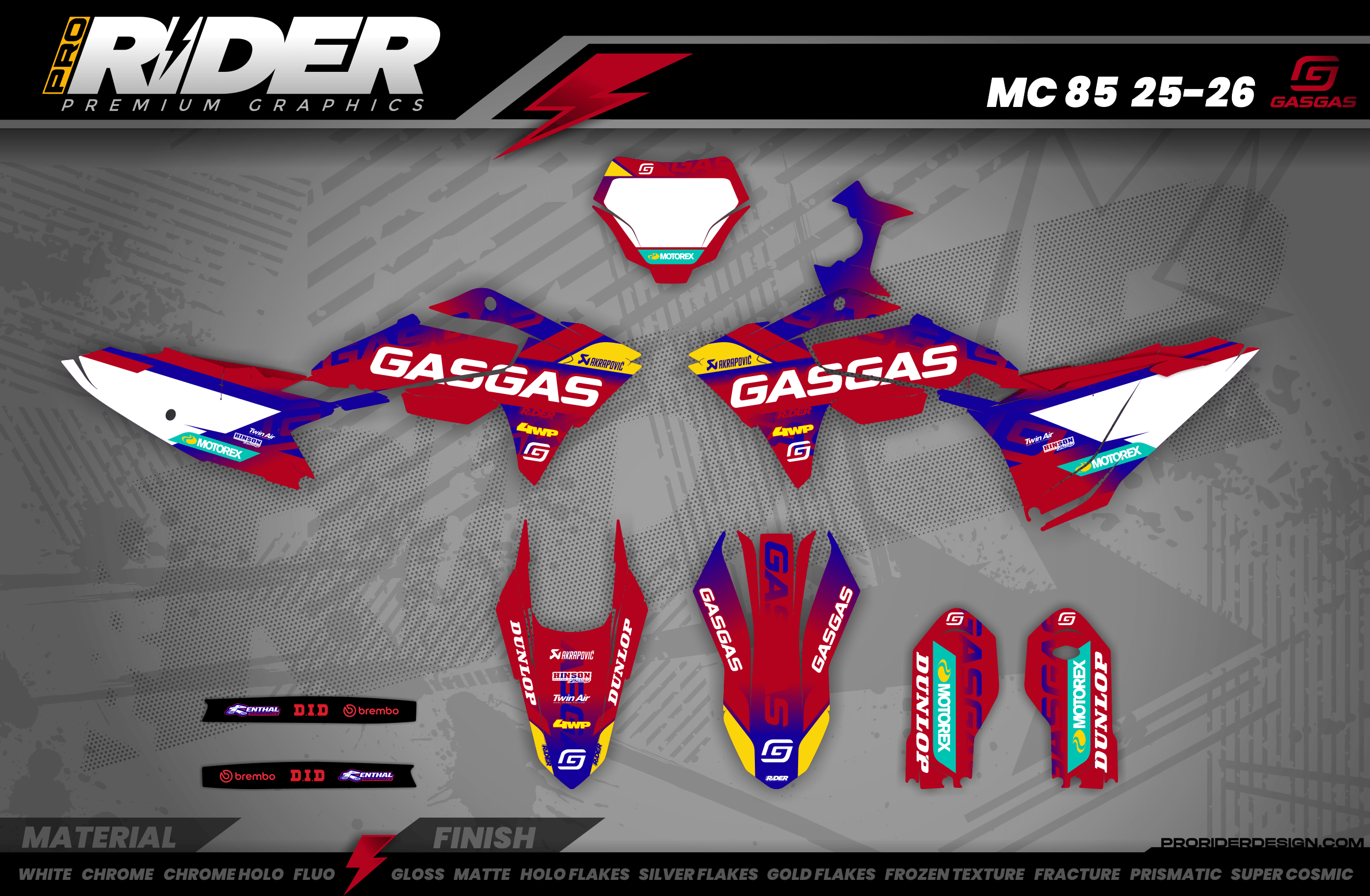 GASGAS Full Graphics Kit | Farleigh