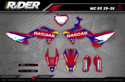 GASGAS Full Graphics Kit | Farleigh