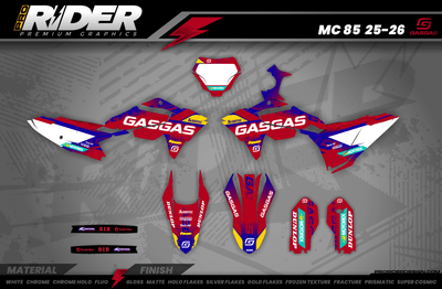 GASGAS Full Graphics Kit | Farleigh