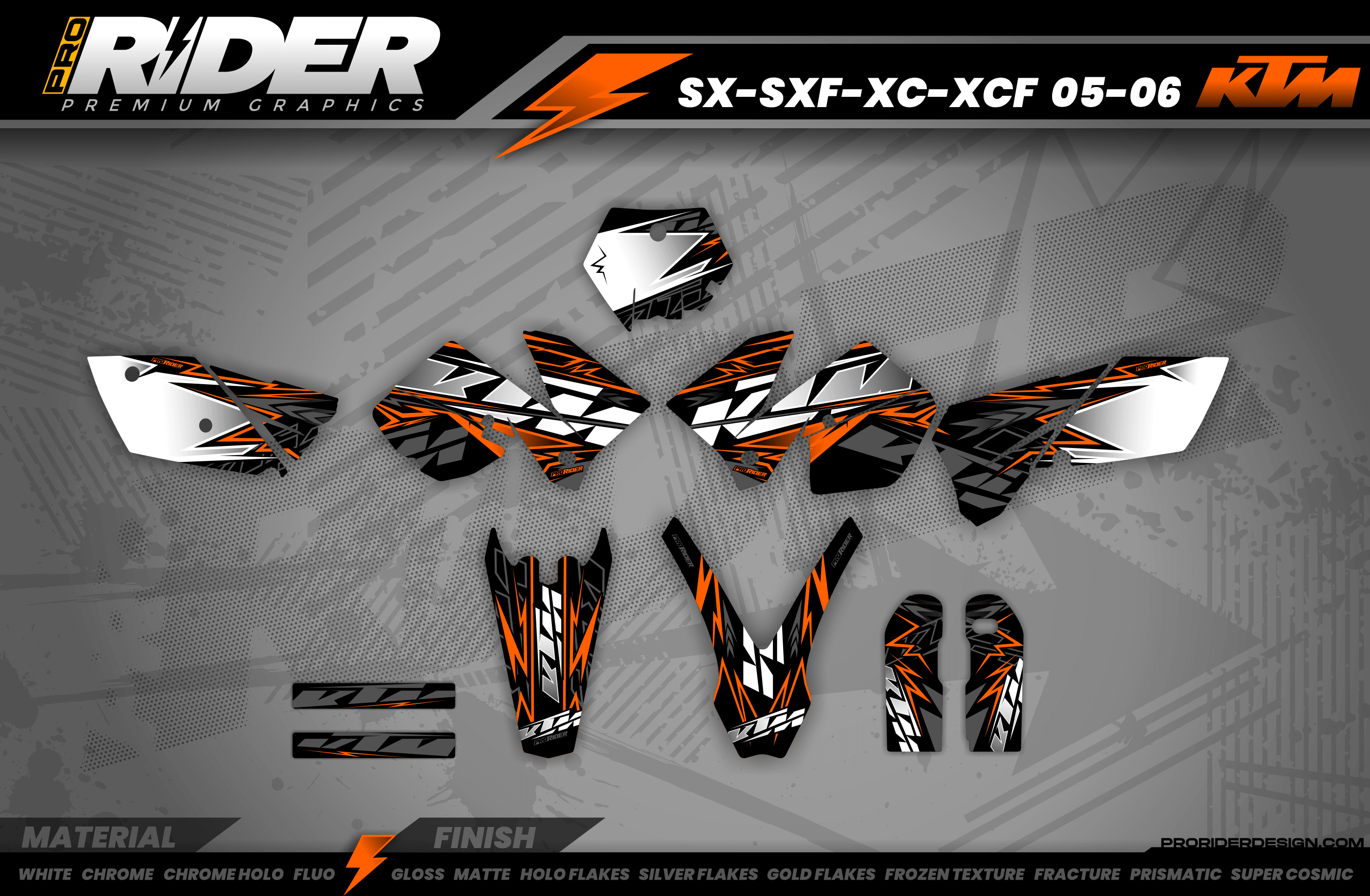 KTM Graphics LIGHT BOLD EFFECT