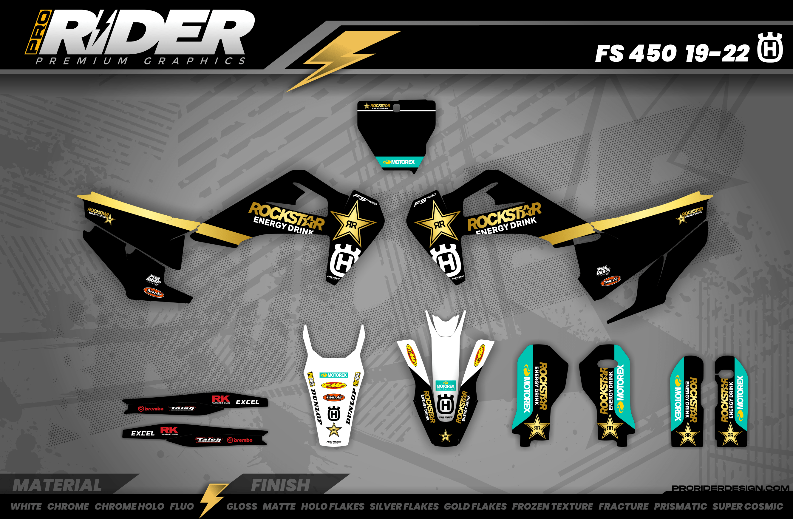 HUSQVARNA Custom Graphics TC-FC-TE-FE... ROCKSTAR 23