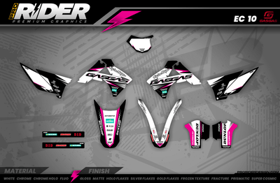 WHITE PULSE GasGas Full Graphics Kit