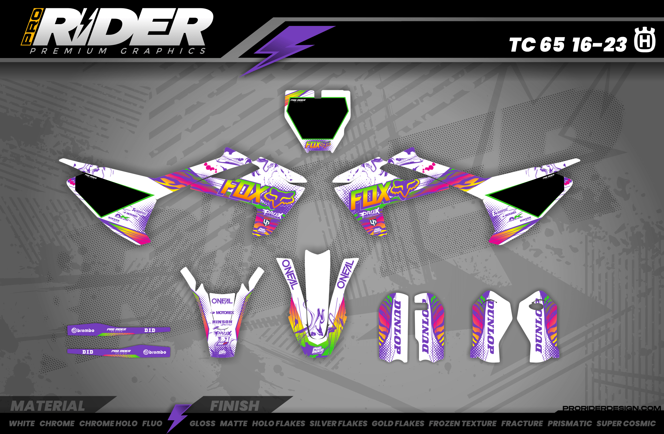 Custom Graphics KIT FOX DISTRICT KOWTOWN