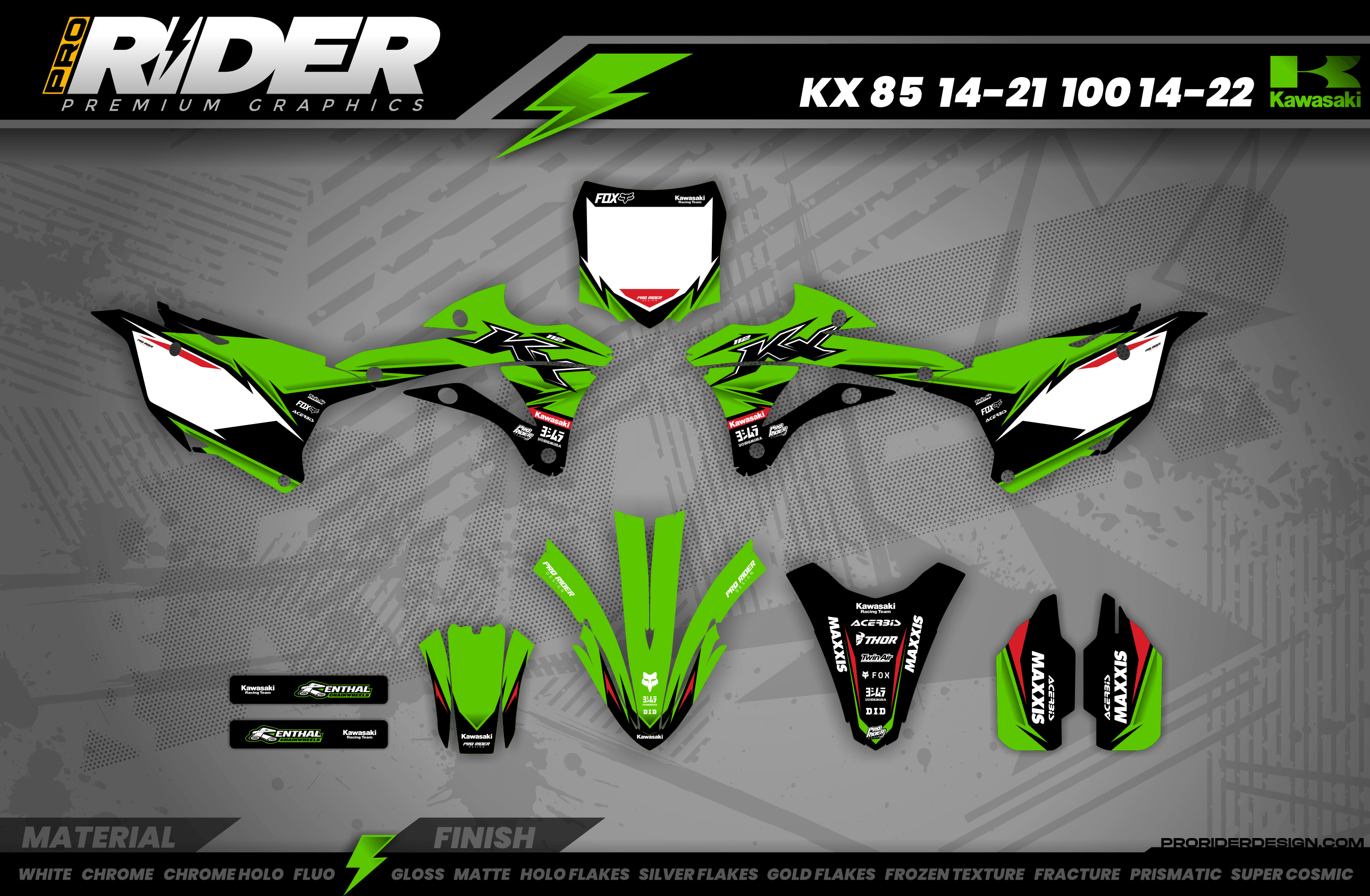KAWASAKI Graphics Kit ADAPTASI GN