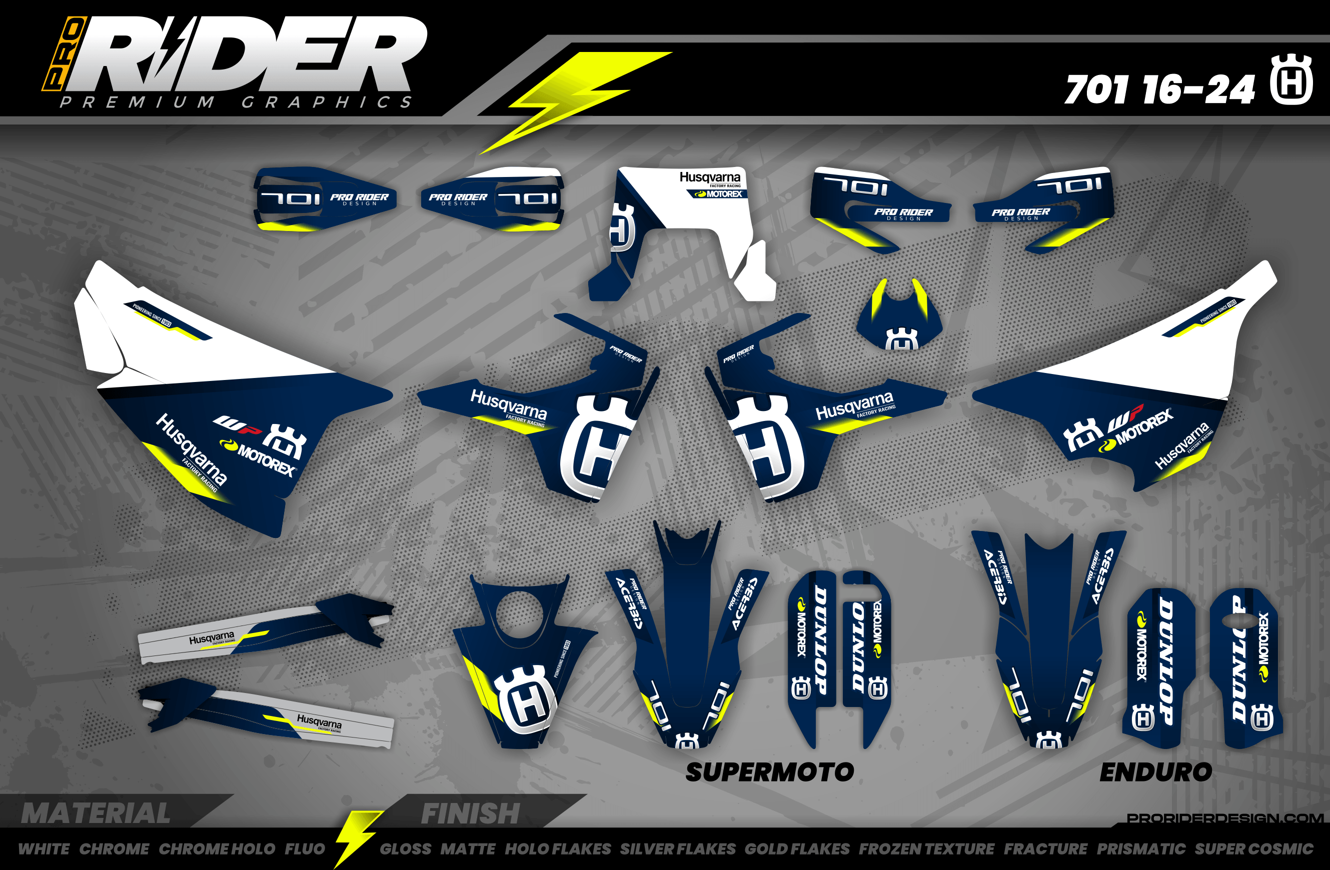 701 Husqvarna Graphics Apex OEM