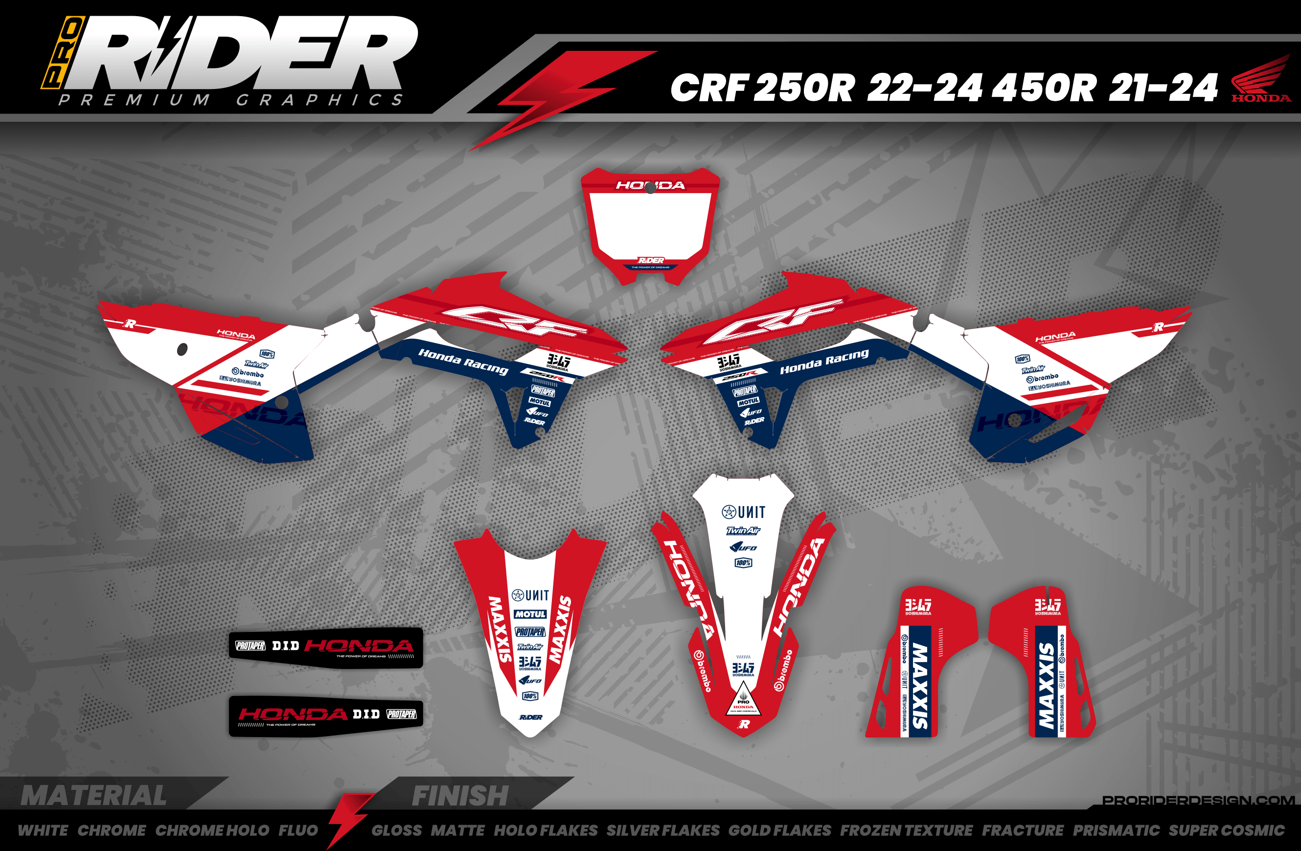 HONDA Full Graphics Kit | CRASH
