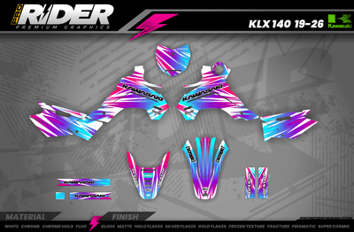Kawasaki Full Graphics Kit | Savage — Premium Custom Motocross Decals
