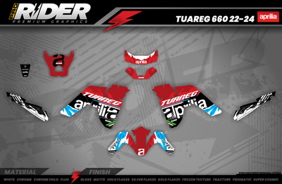 APRILIA TUAREG 660 Full Graphics Kit | Rhino