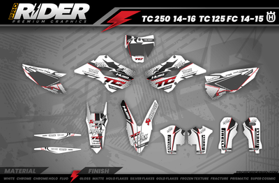 GRAPHICS Kit HUSQVARNA PRO RIDERS 1.3