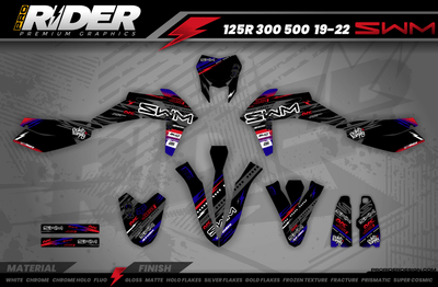 HONDA Graphics Kit JUST1 BLACK