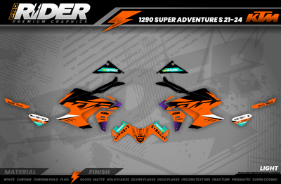 KTM ADVENTURE 1090 / 1190 & SUPER ADVENTURE 1290 / 1390  Full Graphics Kit | Davom