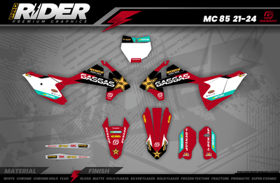 ROCKSTAR JUSTIN BARCIA GasGas Full Graphics Kit