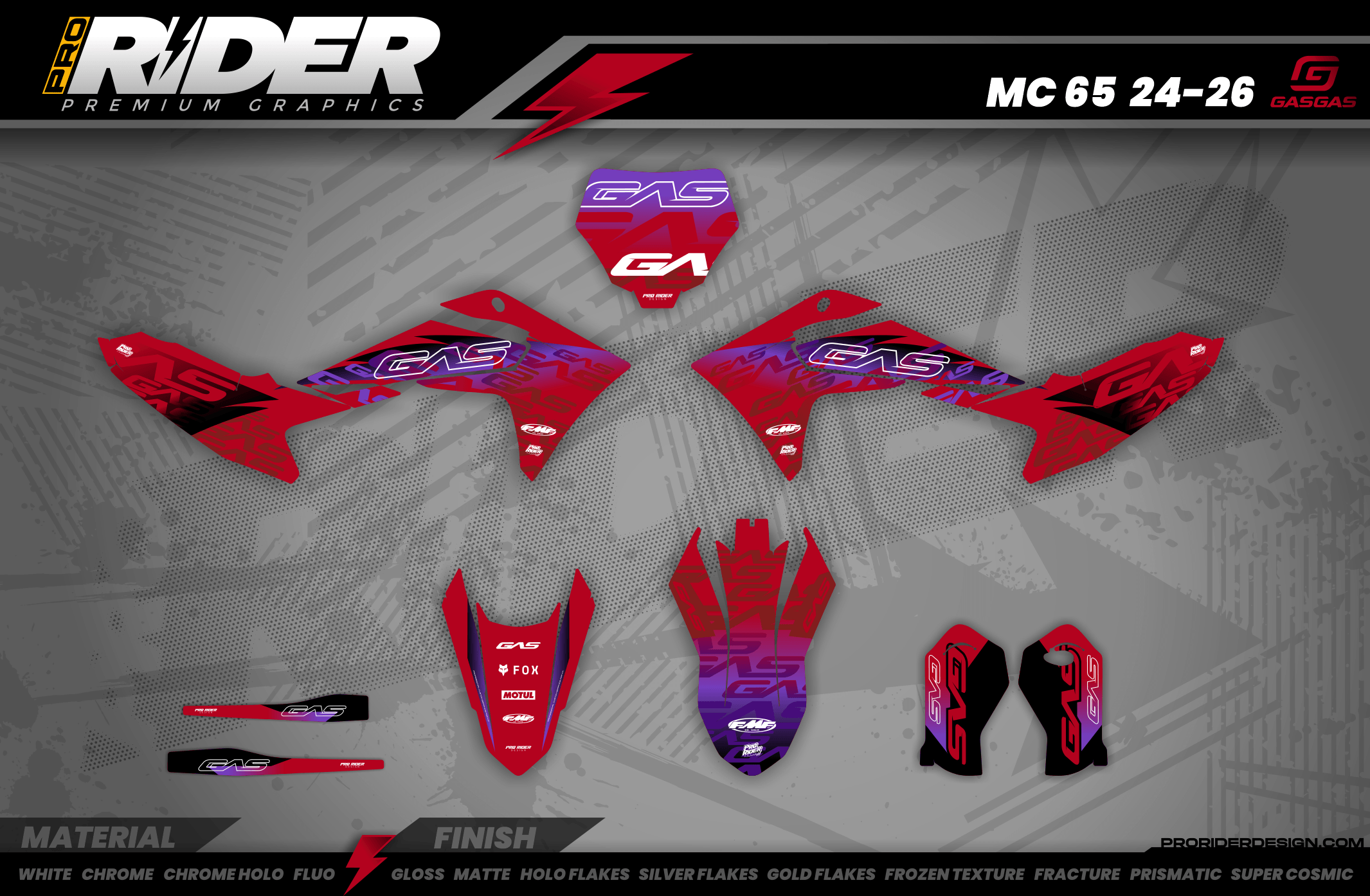 Custom Graphics GASGAS ADAPTRED