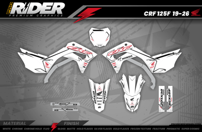 Graphics Kit HONDA BLINK WHITE