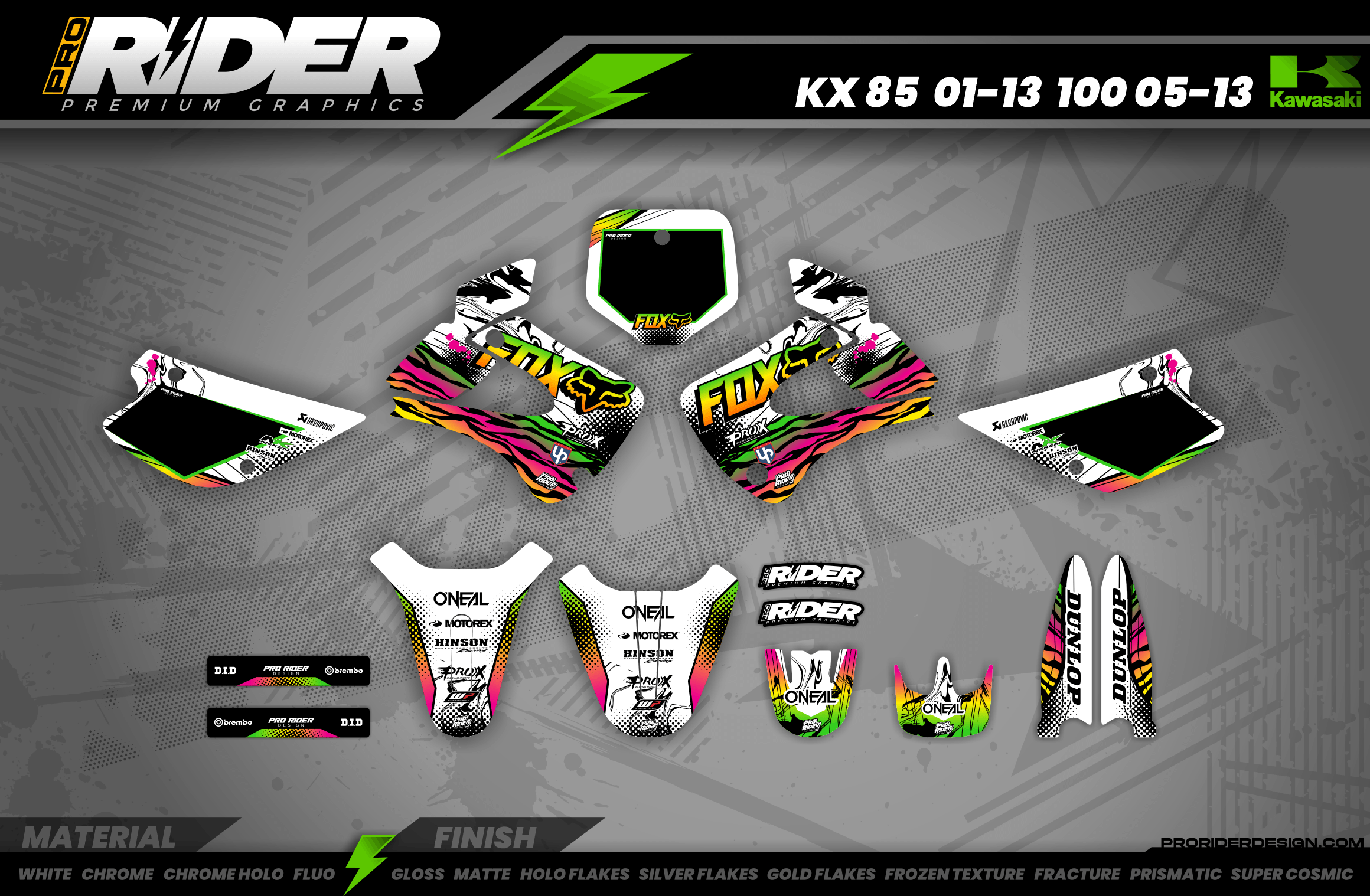 Custom Graphics KIT FOX DISTRICT