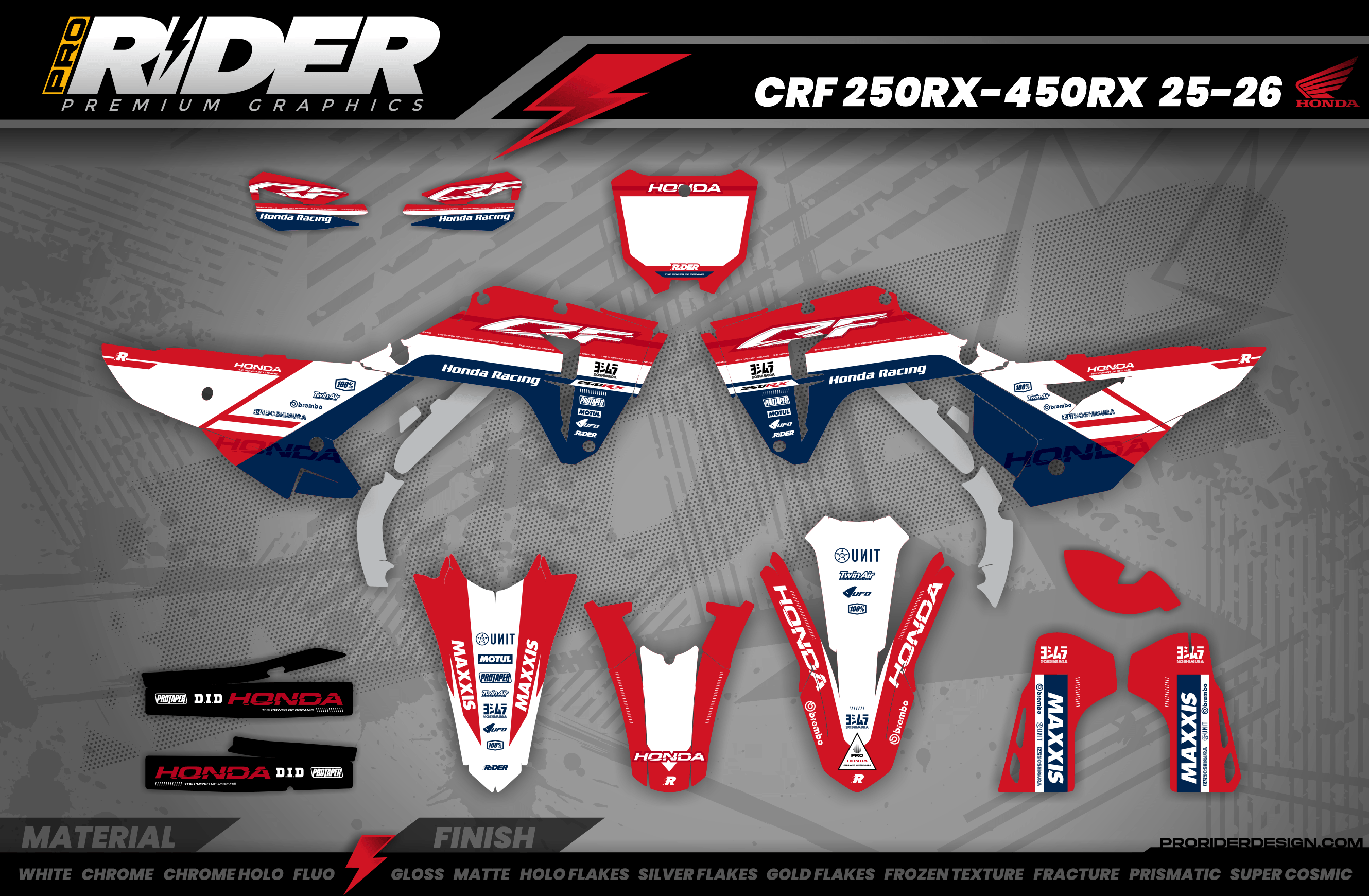 HONDA Full Graphics Kit | CRASH