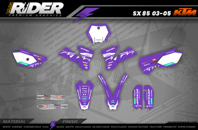 KTM Graphics SX XC SXF XCF EXC.. | Shadow Edition | Purple
