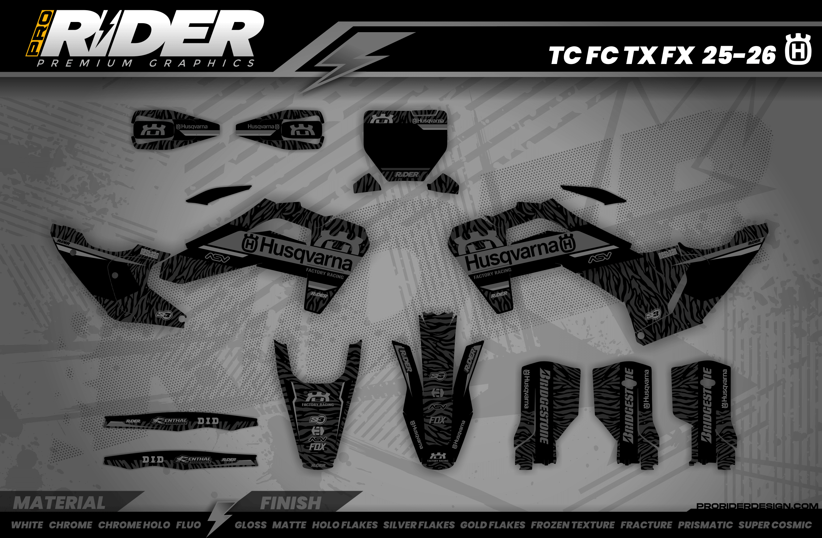 HUSQVARNA Full Graphics kit | Valence
