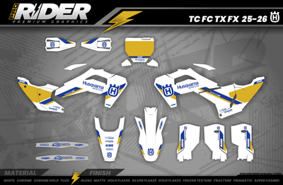 HUSQVARNA Full Graphics kit |  FC Heritage