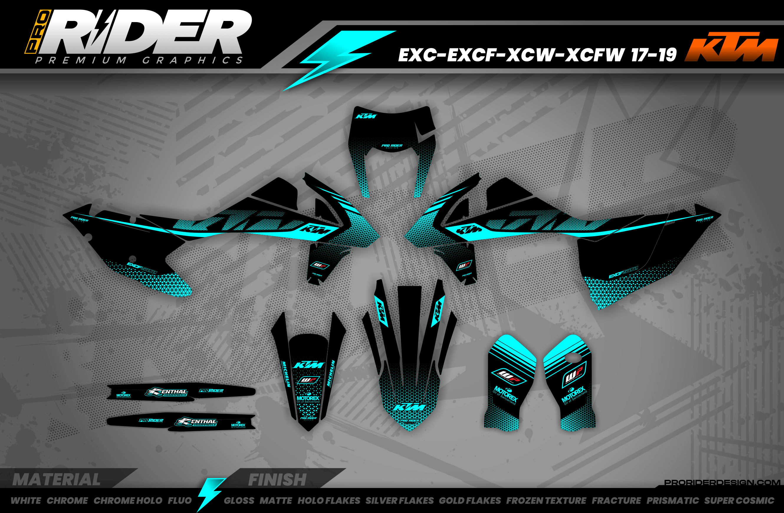 Custom Graphics KTM STOK TEAL