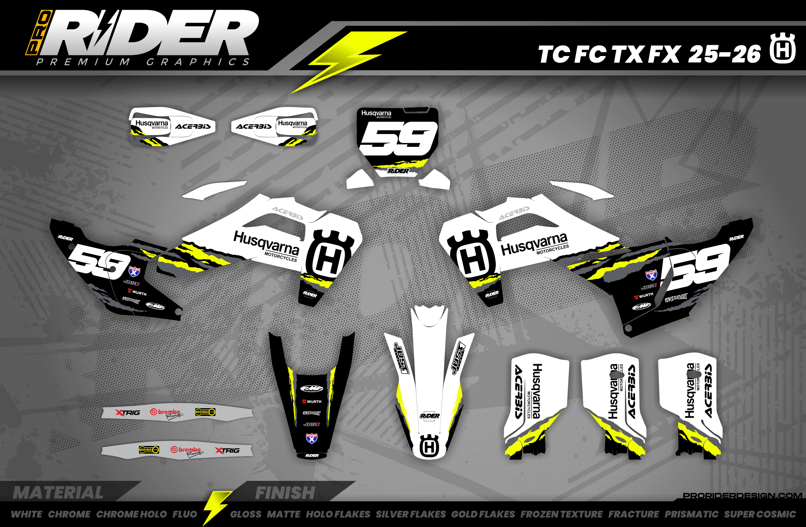 HUSQVARNA Full Graphics kit | Ahun