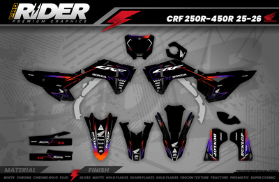 Graphics Kit HONDA BLINK PURP