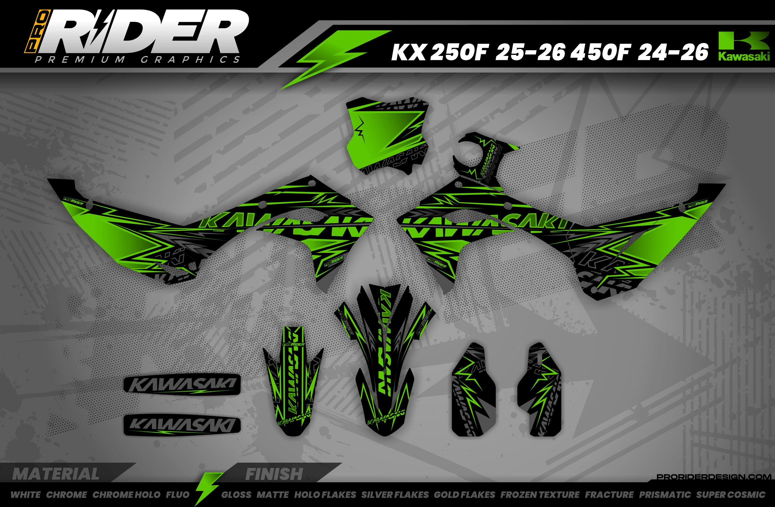 Kawasaki Full Graphics Kit | Southwick