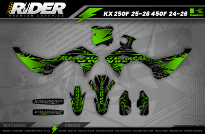 Kawasaki Full Graphics Kit | Southwick