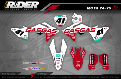 GASGAS Full Graphics Kit | Binghamton