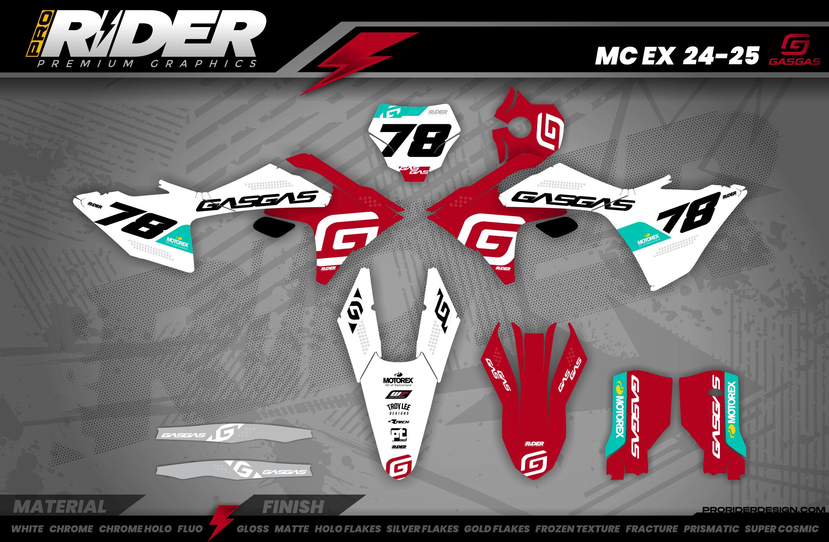 GASGAS Full Graphics Kit | Gatorback park