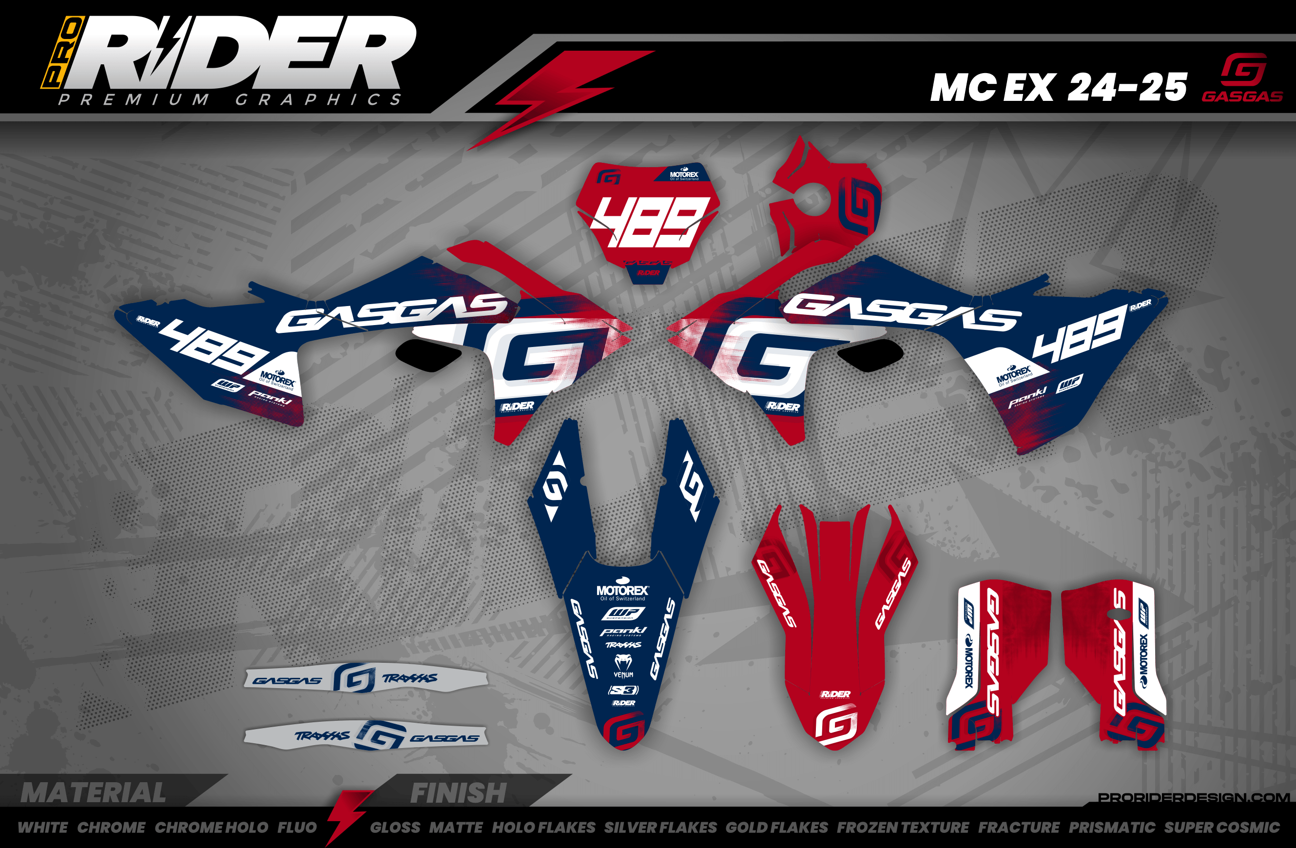 GASGAS Full Graphics Kit | Sacramento