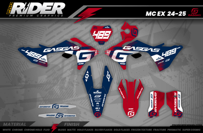 GASGAS Full Graphics Kit | Sacramento